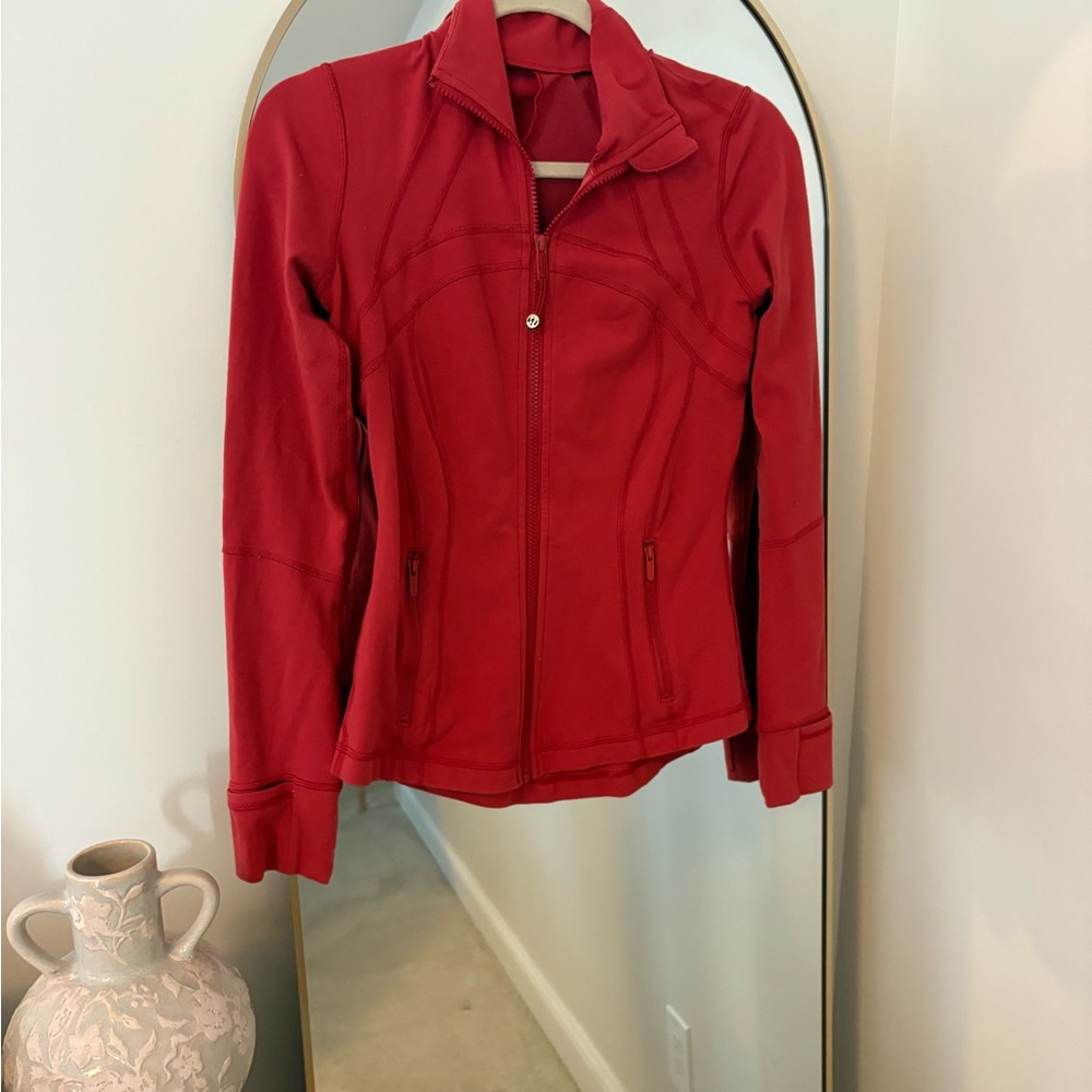 Lululemon Athletica Red Utility Jacket